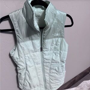 The North Face Women's Mint Green Quilted Vest